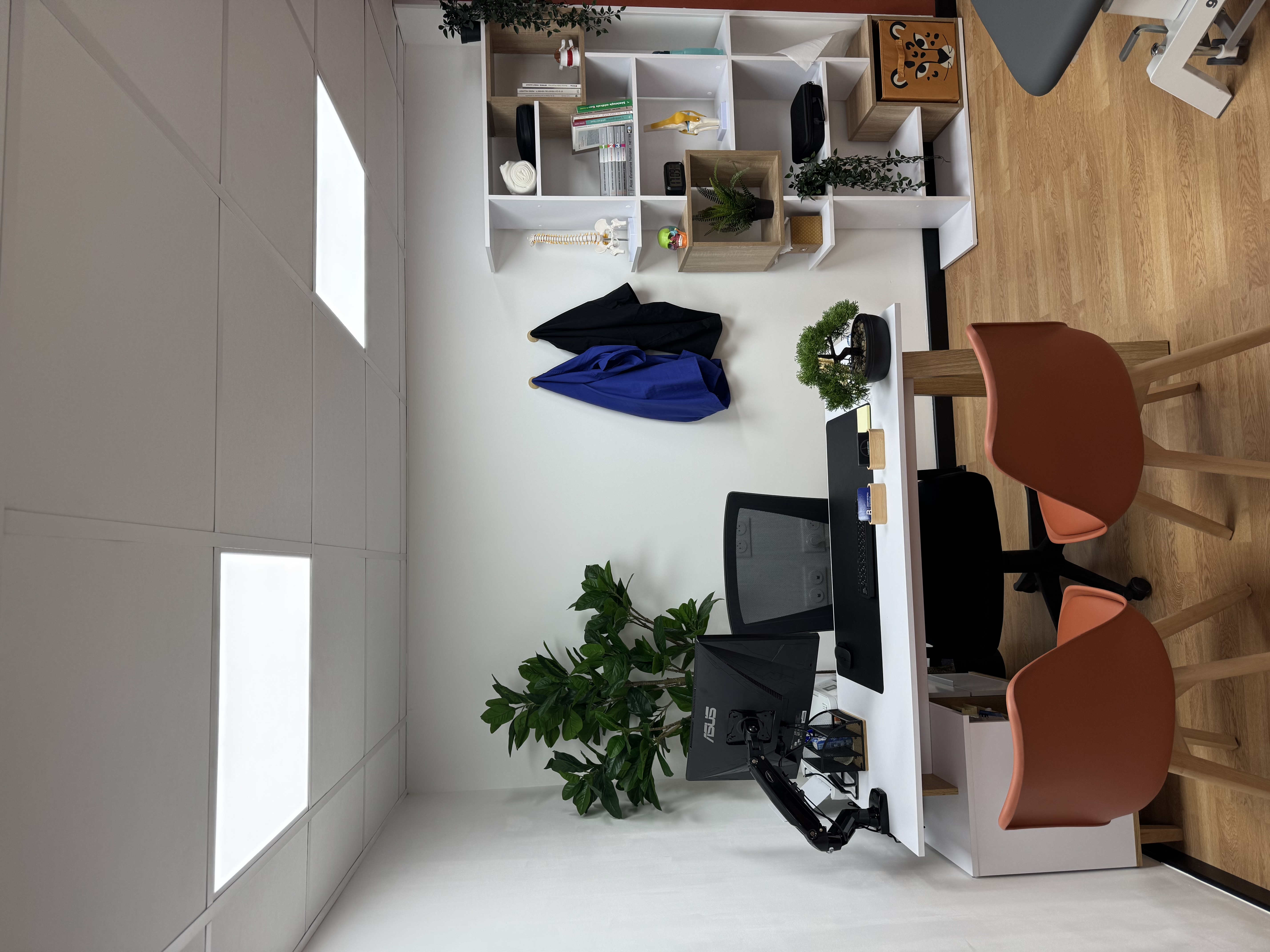 Bureau de consultation du cabinet d’ostéopathie